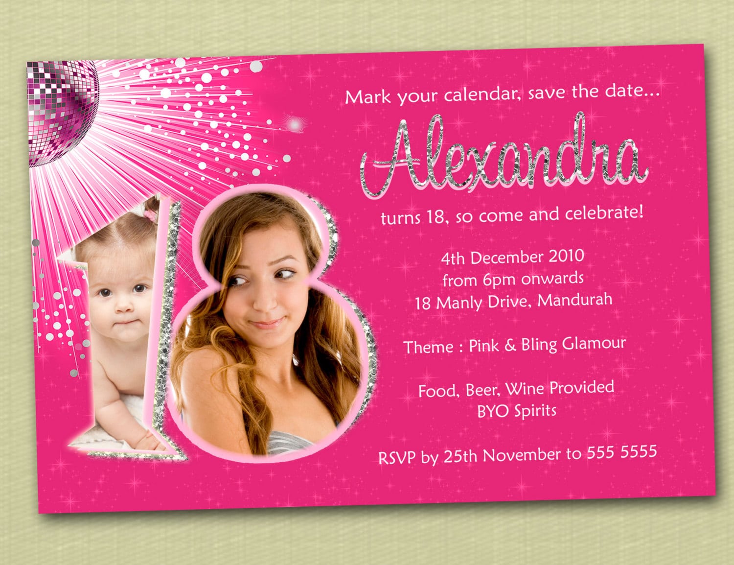 18th Birthday Invitations â Fleeciness Info